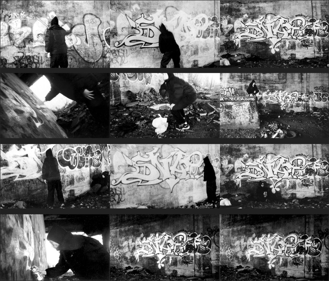 Graffiti Wall in Brooklyn atlantic avenue - Photo by TI13BERLIN - SNAP, SNAPONE, TI13 (1997)