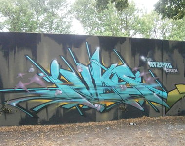 Graffiti Wall - Photo by TI13BERLIN - Juks, Heps, Atzpac (2018)