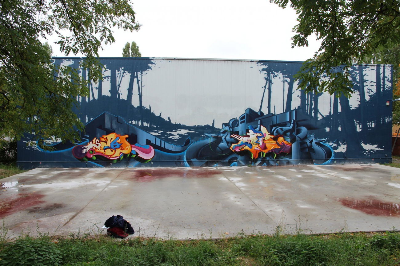 Graffiti Wall in Deutschland - Photo by TI13BERLIN - TI13, TIT, TITRECE (2012)