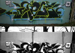 Graffiti Wall - Photo by TI13BERLIN - LARGE, TRECE, SNAP (2018)