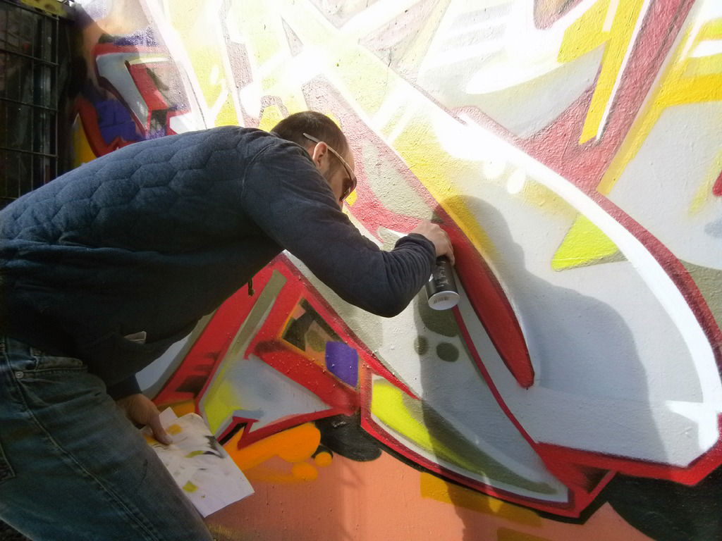 Graffiti Wall - Photo by TI13BERLIN - LARGE, TITRECE, ATZPAC (2018)