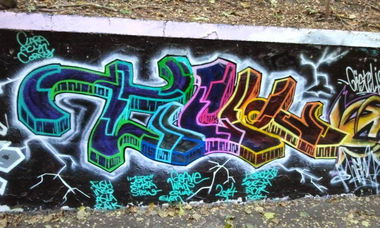 Graffiti Wall - Photo by TICK