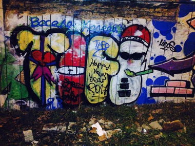 Graffiti Wall - Photo by TIFO (2016)