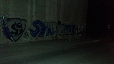 Graffiti Wall - Photo by TIFO (2016)