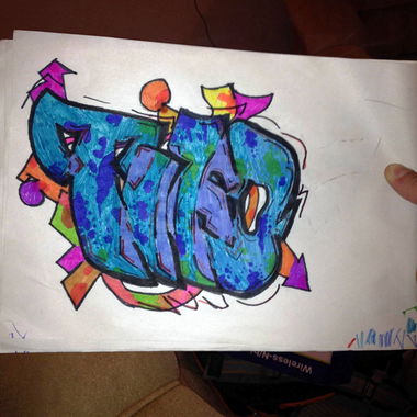 Graffiti Sketch - Photo by TIFO (2016)