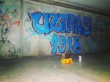 Graffiti Bombing - Photo by TIFO (2016)