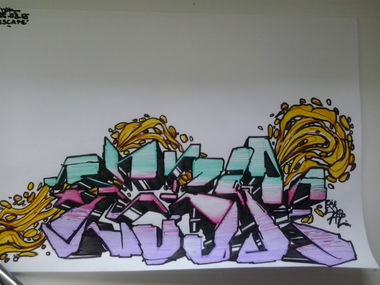 Graffiti Sketch - Photo by TIROK (2013)