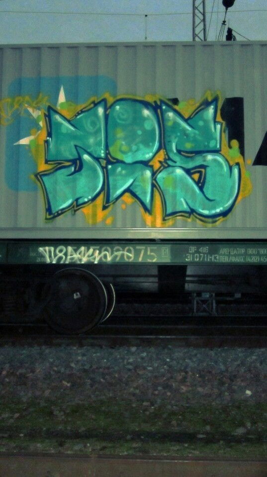 Graffiti Train - Photo by TISAK