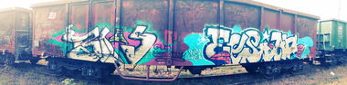 Graffiti Train - Photo by TLENOWY