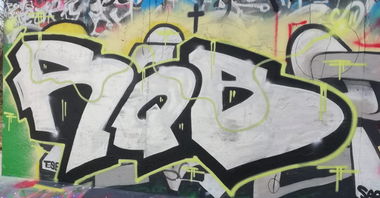 Graffiti Wall - Photo by TMZ - RQB, RQBoys, RQBcrew
