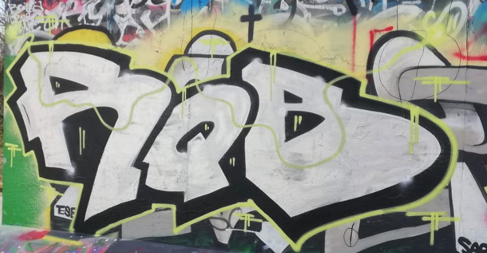 Graffiti Wall - Photo by TMZ - RQB, RQBoys, RQBcrew