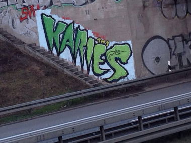 Graffiti Bombing - Photo by TNS