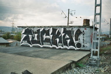 Graffiti Bombing in Novorossiysk - Photo by TOCKA - TOCKA, TOY, DIVISION (2013)