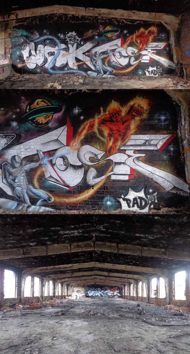 Graffiti Wall in Leipzig - Photo by TOSE - Nook, Tose, PAD (2014)