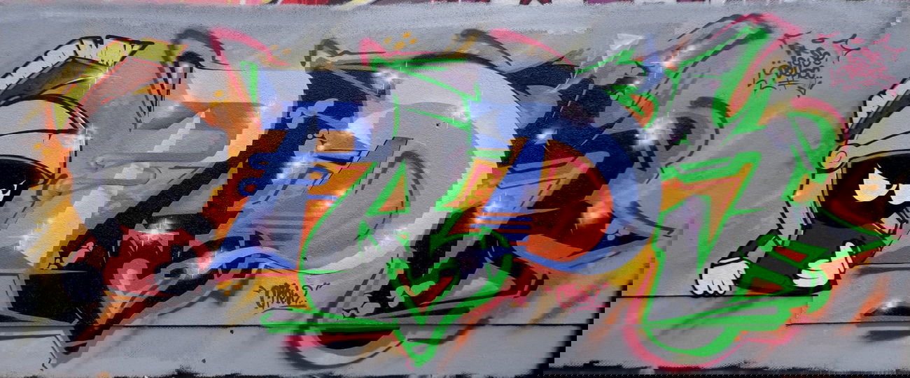 Graffiti Wall in Leipzig - Photo by TOSE - PAD, Crew, TOSE (2014)