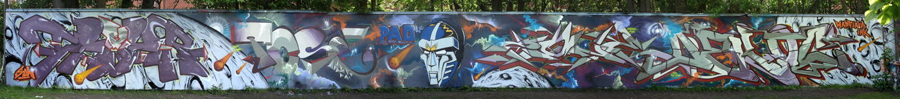 Graffiti Wall in Aarhus - Photo by TOSE - Dexer, Tose, Zone (2015)