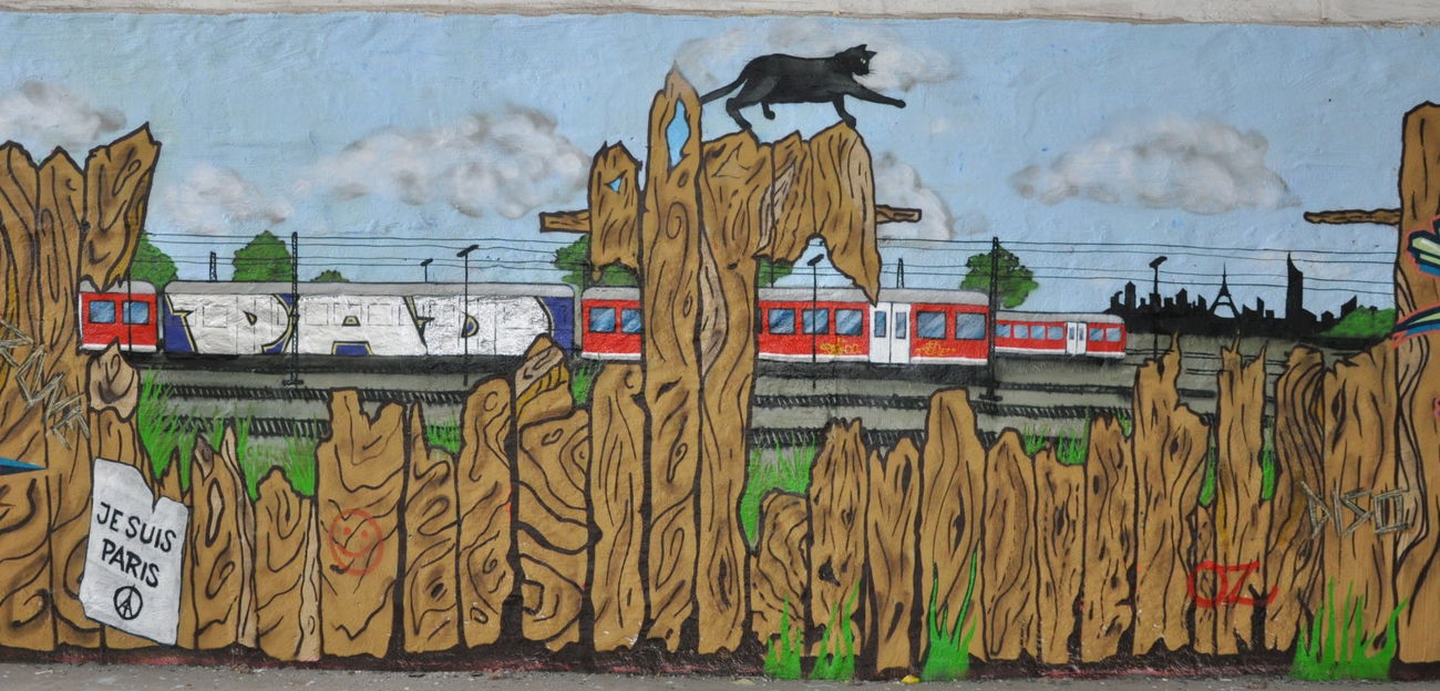 Graffiti Wall - Photo by TOSE - PAD, yard, train (2015)