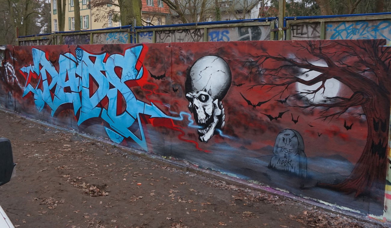 Graffiti Wall - Photo by TOSE - PAD, Nook, Tose (2017)