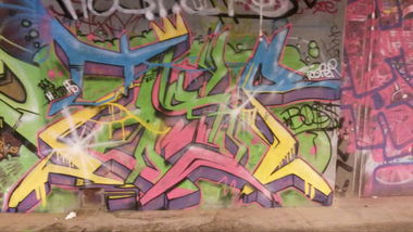 Graffiti Wall in Kassel - Photo by TOSPER - tosp, tosper, hrs