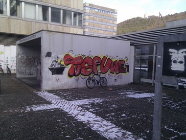 Graffiti Wall in Marburg - Photo by TOSPER - tosp, uwe, hras