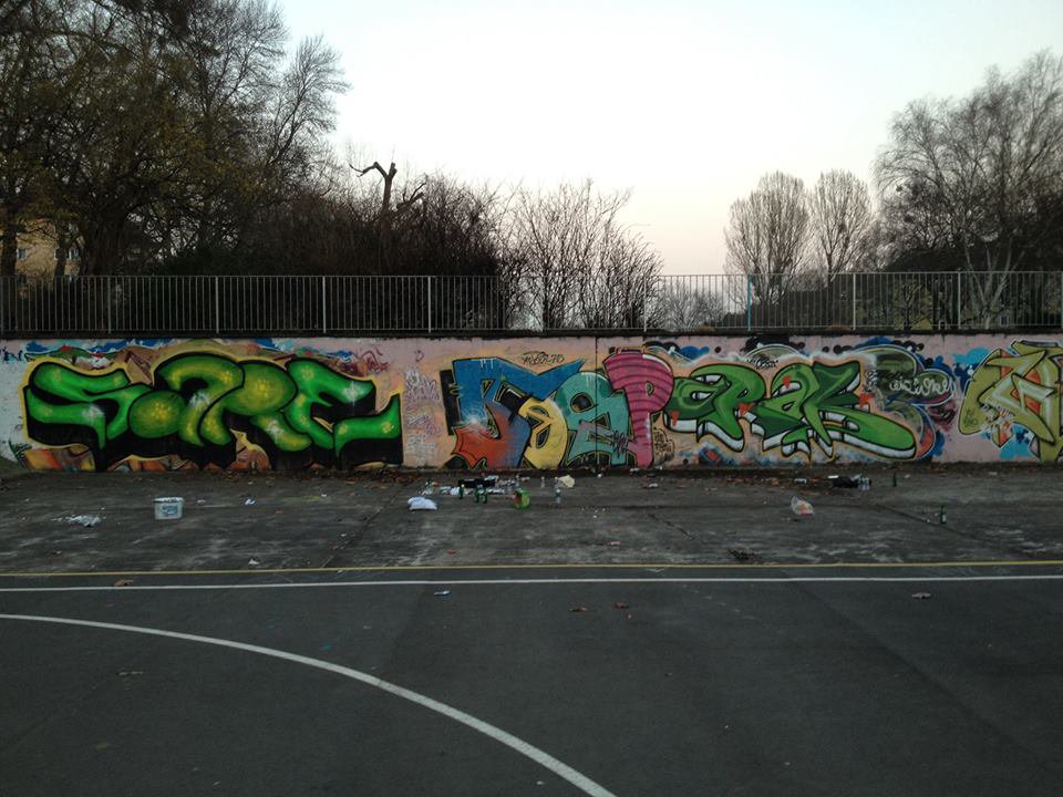 Graffiti Wall - Photo by TOSPER - tosp, hoodstars, hrs
