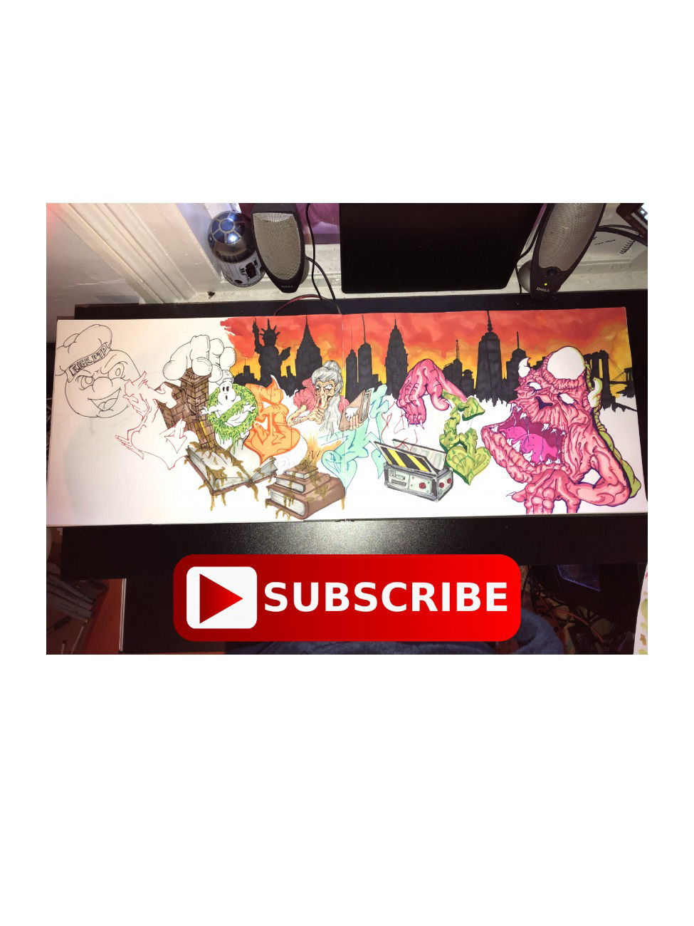 Graffiti Sketch in United Kingdom - Photo by TOYDESTROYER1