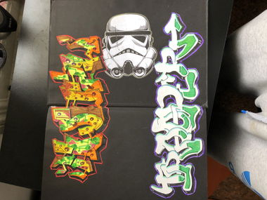 Graffiti Sketch - Photo by TOYDESTROYER1