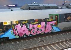 Graffiti Train - Photo by TRAINKOYOTE (2016)