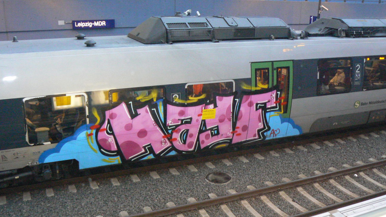 Graffiti Train - Photo by TRAINKOYOTE (2016)