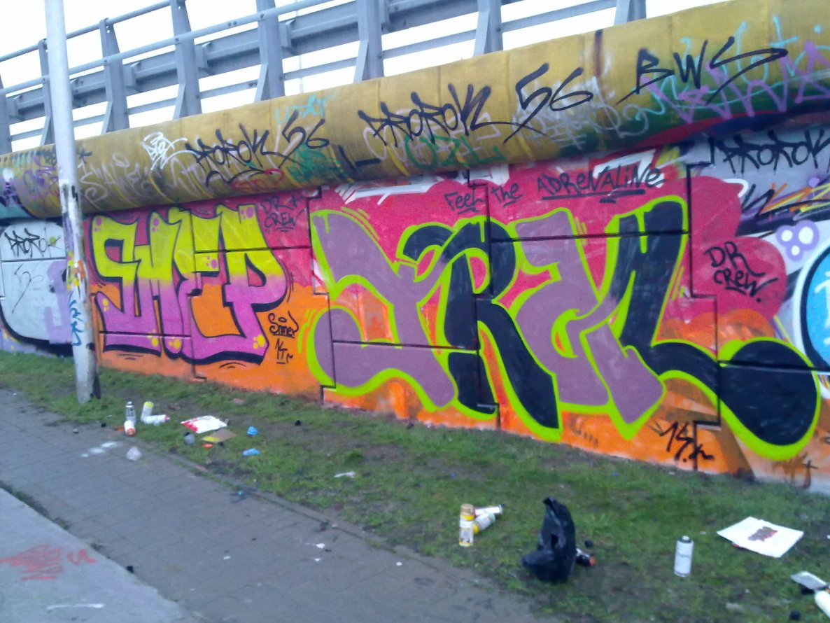 Graffiti Wall - Photo by TRAL - Tral, Smep (2014)