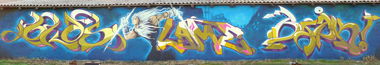Graffiti Wall - Photo by TRONER - Okas, Lame, Baik (2014)