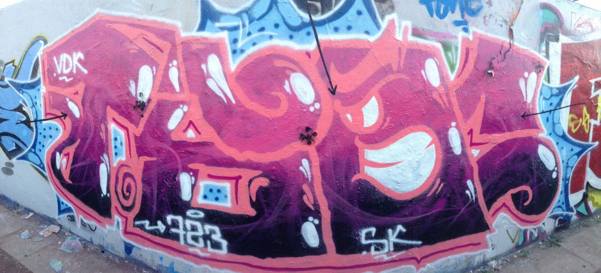 Graffiti Wall in Köln - Photo by TSOC - tsoc, vdk, 723