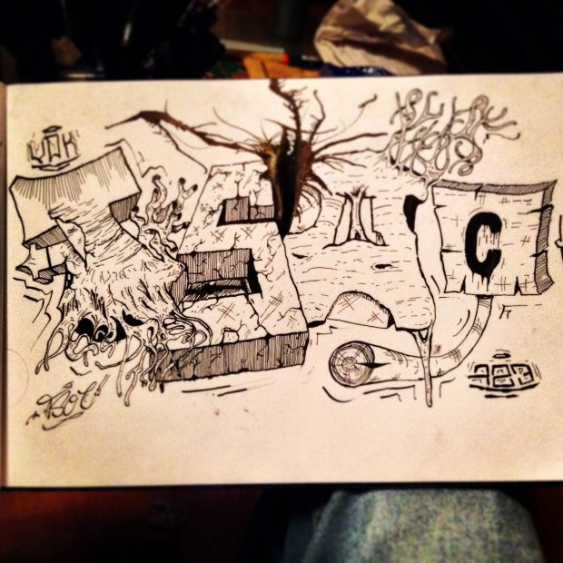 Graffiti Sketch - Photo by TSOC - Tsoc, vdk, 723