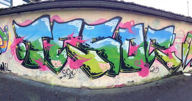 Graffiti Wall - Photo by TSOC - Tsoc, vdk, orf (2013)