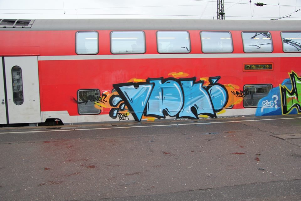Graffiti Train - Photo by TSOC - VDK