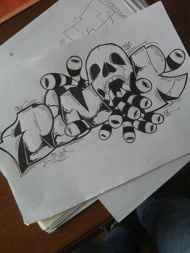 Graffiti Sketch - Photo by TSOC - tsoc, pinor, exchange