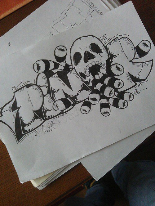 Graffiti Sketch - Photo by TSOC - tsoc, pinor, exchange