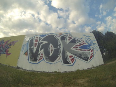 Graffiti Wall - Photo by TSOC - vdk, tesoc, tesok