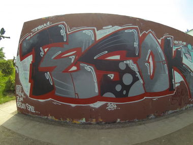 Graffiti Wall - Photo by TSOC - TESOK, VDK, ORF (2014)