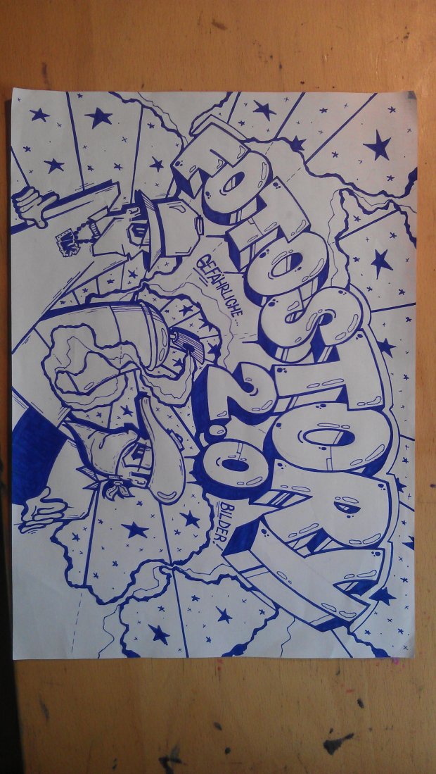 Graffiti Sketch - Photo by TSOC - tsoc