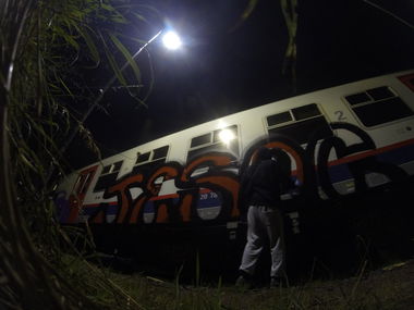 Graffiti Train - Photo by TSOC - vdk