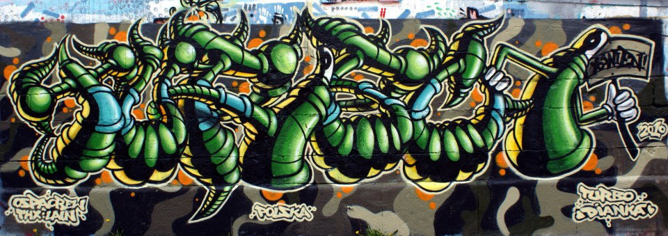 Graffiti Wall in Wien - Photo by TURBO - TURBO, OSPA (2010)