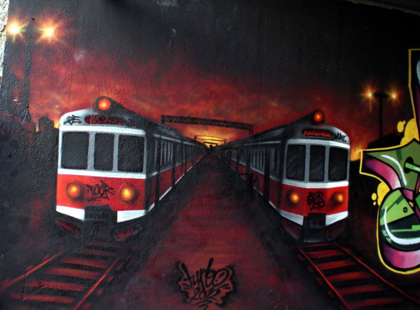 Graffiti Wall in Katowice - Photo by TURBO - OSPA, TURBO (2011)