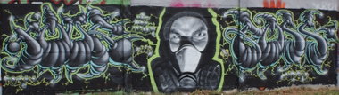 Graffiti Wall in Hradec Kralove - Photo by TURBO - TURBO, OSPA (2008)