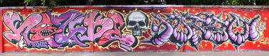 Graffiti Wall in WARSAW - Photo by TURBO - NOUDE, TURBO (2012)