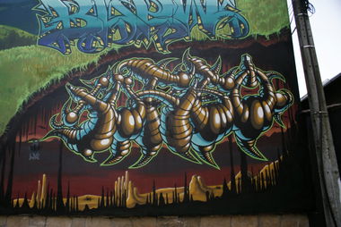 Graffiti Wall - Photo by TURBO - turbo, blew, mors (2011)