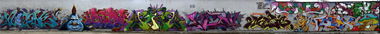 Graffiti Wall - Photo by TURBO - nowa, huta, dons (2014)