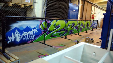 Graffiti Wall - Photo by TURBO - 2rbo, ospa, whitecross (2013)