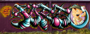 Graffiti Wall - Photo by TURBO - turbo, malik, ospa (2014)
