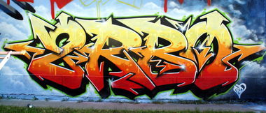 Graffiti Wall in Tarnow - Photo by TURBO - DRIPSHOP, JAM (2014)